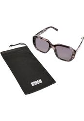 Urban Classics 113 Sunglasses UC, Lunettes de Soleil Mixte, Gris Leo/Noir, Taille Unique