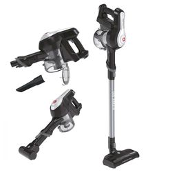 Hoover HF122BPT Aspirador inalámbrico, plástico, 2 Velocidades, Gris-Titanio