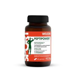 WELEDA - Complément alimentaire PeptiPower® - 60 gélules - Aide à améliorer le tonus et la vitalité.