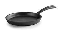 Lacor Magma Mini Sarten Lisa sem base, ferro fundido, preto