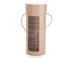 INNSPIRO Trousse en Papier mâché pour Bouteille de vin Ronde 13 x 30 cm, travaux manuels, activités créatives et Cadeaux, pour Personnaliser et décorer.
