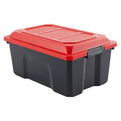Sundis skåp förvaringskorg, svart/röd, 60 liter 40L Svart röd