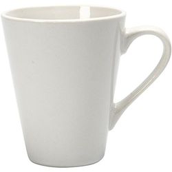 Tasses, blanc, H: 10 cm, d 5-8 cm, 1 pièce