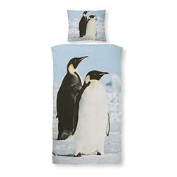 Day Dream Kids Pinguin beddengoed, katoen, multi, 140 x 200 cm