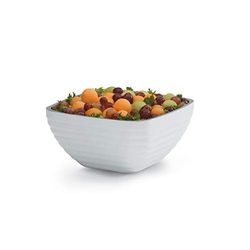 Vollrath 4763750 Square Insulated Bowl, 7.9 L Capacity, White