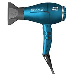Parlux Digitalyon Blue. Professional Digital Hair Dryer with Negative Ions. Very Light and Powerful. Made in Italy. Color Blue
