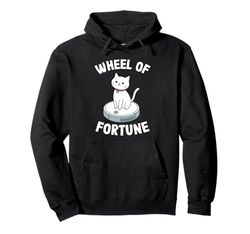 Wheel Of Fortune Robot Vacuum Cleaner Funny Cat Pullover Hoodie