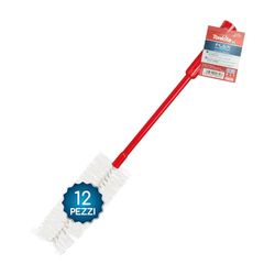 TONKITA | 12 Flex flaskborste, hållbar och flexibel vinställ med mjuka borst, flaskborste, flaskborste, termos, flaska - 12-pack