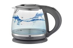 ADLER HERVIDOR DE Agua 1286 2 L Gris, Transparente 2200 W