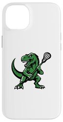 Tyrannosaurus Lax T-Rex Dinosaur Lacrosse Custodia per iPhone 14 Plus