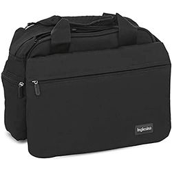 Inglesina My Babytas, zwart, luiertas voor pasgeborenen, multifunctioneel, praktisch en ruim, voor moeder en vader, thermisch vak, georganiseerde vakken