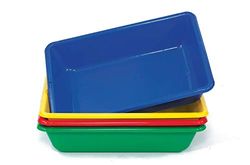 EDX Education 53901 Colour Desktop Sand and Water Tray (Pack of 4)