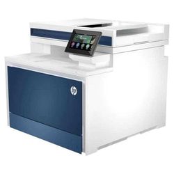 HP Color LaserJet Pro MFP 4302dw 4RA83F, Stampante Multifunzione A4, Stampa Fronte e Retro Automatico, 33 ppm B/N e a Colori, USB, Wi-Fi, Ethernet, Copia, Scansiona, ADF Schermo Touch da 4,3", Blu