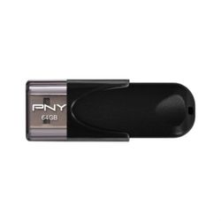 Clé USB 2.0 de 64 Go, Couleur Noire, idéale pour Stocker et transférer des données de manière Rapide et sûre.
