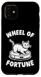 Wheel Of Fortune Cat Joke Robot Vacuum Cleaner Cat Case for iPhone 11