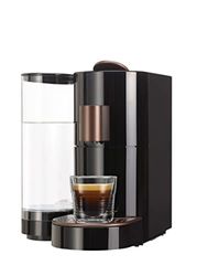 K-FEE TWINS II Máquina de Cápsulas para Café, Té y Cacao | Cafetera para tazas grandes | Calentamiento rápido | Depósito de agua de 2,3 L | 19 Bar | Negro Cobre