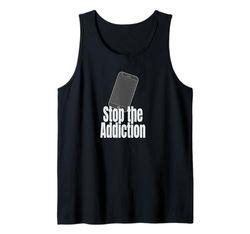 Detener la adicción al teléfono Camiseta sin Mangas