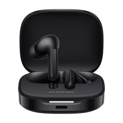 Xiaomi Redmi Buds 6, Cuffie Bluetooth, Design a doppio Driver, Cancellazione attiva del rumore, Doppio Microfono con AI integrata, Batteria a lunga durata fino a 42 ore, Comandi Touch, Nero