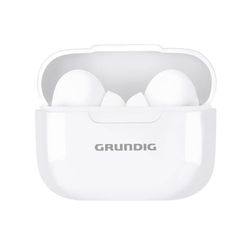 Grundig Trådlösa öronsnäckor – Bluetooth-hörlurar 230 mAh – trådlösa öronsnäckor med 4 timmars uppspelningstid – öronsnäckor för handsfree-samtal – inkl. Laddningsfodral USB-C laddningskabel