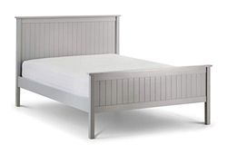 Julian Bowen Maine 150CM Bed, Wood, Dove Grey, King
