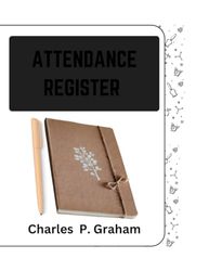 Attendance Register: Register for Schools, workshops and offices.