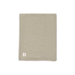 Jollein 516-522-67052 Kinderdeken met fleece Soft Waves Olijf (100x150 cm)