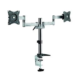 LogiLink BP0077 flat panel bureau steun 68,6 cm (27") Doorvoer Zwart, Roestvrijstaal