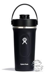 Hydro Flask - Insulated Shaker Bottle - Botella Mezcladora Aislada 709 ml (24 oz) para Batidos de Proteínas y Suplementos - Black