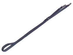 Nobby Guinzaglio Classico Preno Royal, Larghezza 20 mm, Lunghezza 58-69 cm + 54 cm, Grigio