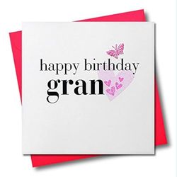 Claire Giles Hearts and Stars Happy Birthday Gran Card