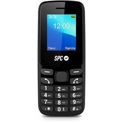 SPC Talk 2 – Telefono cellulare 4G di base | Batteria di 6 giorni | Schermo da 1,8" | Volume suoneria 106 dB | Tascabile e leggero, con fotocamera, torcia e radio FM | USB-C | 9 memorie rapide | Nero