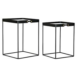 DKD Home Decor Lot de 2 Tables de Chevet, Estándar