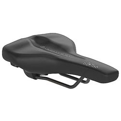 SQ LAB 602 Ergolux Active 2.0, Sella di Bicicletta Trekking & Città Unisex-Adult, Nero, 16 cm