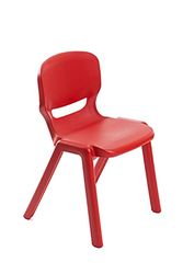 Tagar Chaise pour Enfant, polypropylène, Rouge, Taille 3