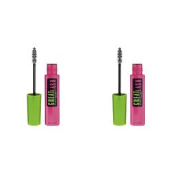 Maybelline Great Lash Volumising And Thickening Mascara, Blackest Black (Pack of 2)