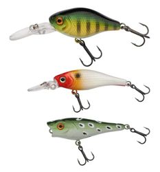 Berkley Pulse Hard Bait Packs, 3 harde aas, geselecteerd door Berkeys team van professionele vissers, ontwikkeld voor forel en baars, geweldige zwemactie en vibratie