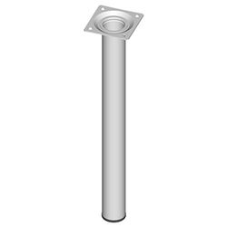 Element System 18133-00265 Pé para móveis, branco, 30 cm, conjunto de 4 peças