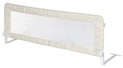 roba Barreira de cama infantil e bebé inclinável e antiquedas - barra de cama dobrável - comprimento 135 cm - altura 51 cm - bege