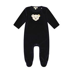 Steiff Unisex baby basic småbarn pyjamas, Steiff marinblå, 74 cm