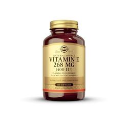 Solgar Natural Source Vitamin E 268 Milligram (400 IU) Softgels - Pack of 100 - Protects Cells from Oxidative Stress - Immune Support - Gluten Free