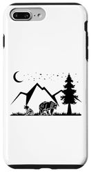 Carcasa para iPhone 7 Plus/8 Plus Elijo el oso divertido Un viaje en el bosque