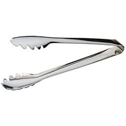 PIAZZA - Pinzas de cocina multiusos de acero inoxidable de 30 cm, pinzas de alta calidad y resistentes al calor, muelle para barbacoa, hamburguesas, pasta, espaguetis, postres, decoración, ensaladas