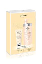 Biopoint - Presentset Undernäring Kroppskräm 500 ml och närande handkräm 75 ml, skyddande åtgärder för torr och mycket torr hud, näringshud, mjuk och sammetslen