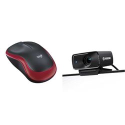 Logitech M185 Draadloze Muis, & Elgato Facecam MK.2 – Premium Full