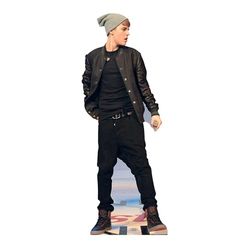 Justin Bieber no cenário 173 cm cartão