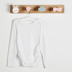 HappySkin Body pour bébé avec gants pliables Blanc 24 à 36 mois