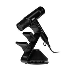 Vanquish Hair Dryer Stand, Premium Metal Frame for Storing Hair Dryer & Attachment Nozzles, Magnetic Attachment Connectors, Weighted Base for Safety, Non-Slip Frame