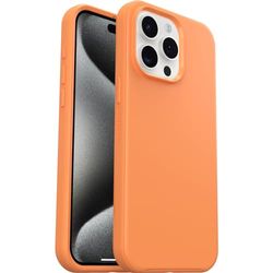 OtterBox Symmetry för MagSafe skal för iPhone 15 Pro Max med MagSafe, stöttåligt, fallsäkert, skyddande tunt skal, testad till militärstandard x3, antimikrobiellt skydd, Orange