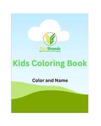 Kids Coloring Book: Color and Name
