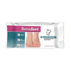 Benefeet Lingettes rafraîchissantes effet désinfectant 12 lingettes